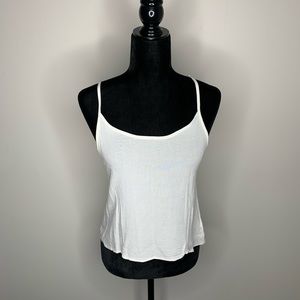 Sugar Rain White Tank Top Size Medium